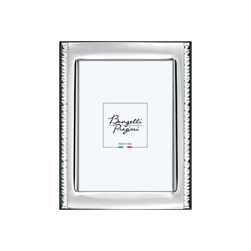 Portafoto da tavolo dal design classico con cornice in argento