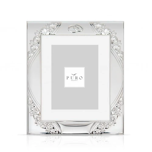 PORTAFOTO MATRIMONIO LINEA FIORI 10X15