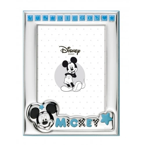 portafoto Mickey mouse con letterine per nomi – 13×18 cm