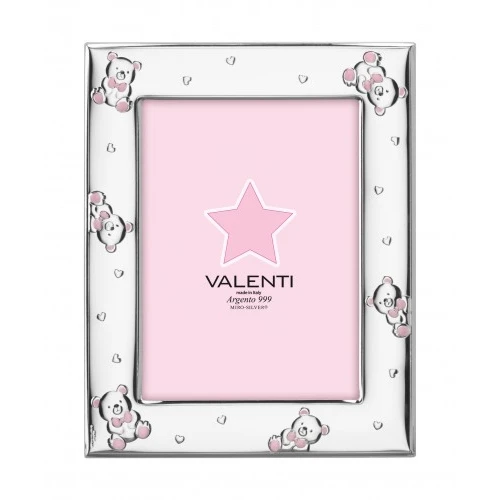portafoto orsetti rosa – 9×13 cm