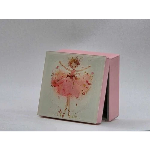 Bomboniera Solidale Comunione Bimba Cuorematto – Scatolina Portagioie Ballerina