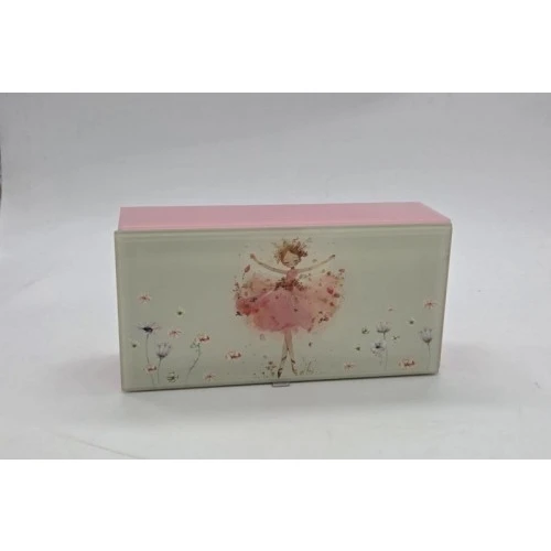 Bomboniera Solidale Comunione Bimba Cuorematto – Scatola Portagioie Ballerina