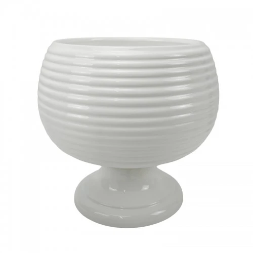 PORTAPIANTE BIANCO PORCELLANA CM.34X32