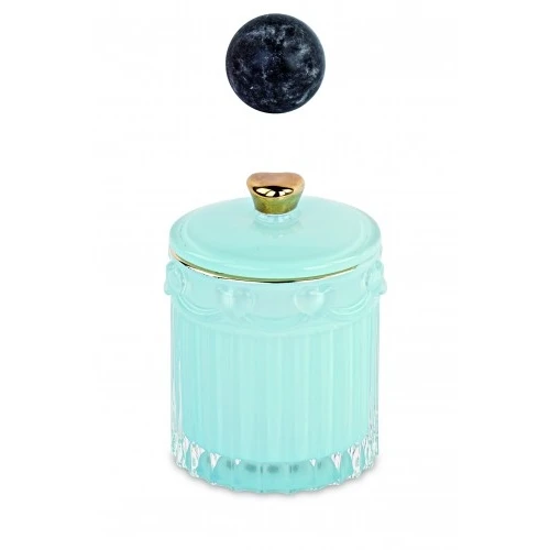 POTICHE CAND.PROFUMATA CELESTE