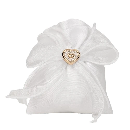 PREZIOSO HEART BAG CM 8X10 - PORTACONFETTI 