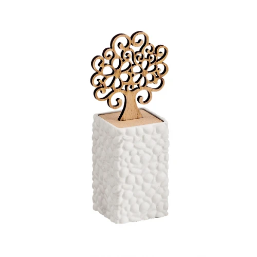 PROFUMATORE BIANCO LUNA C/ALBERO FIORI CM.14