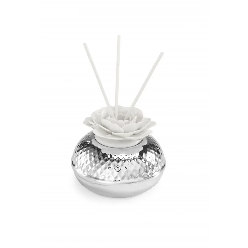 PROFUMATORE ROSA IN PORCELLANA BIANCA 