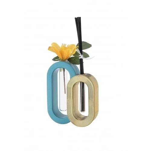 PROFUMATORE/VASO OVALE 10X12 OTTANIO/ORO