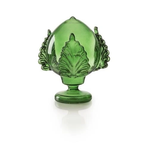 DIFFUSORE POMO VETRO VERDE SCURO CM 20
