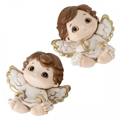 BOMBONIERA - PUNTINO ANGELO MAGNETE CM.4,5 PVC BOX