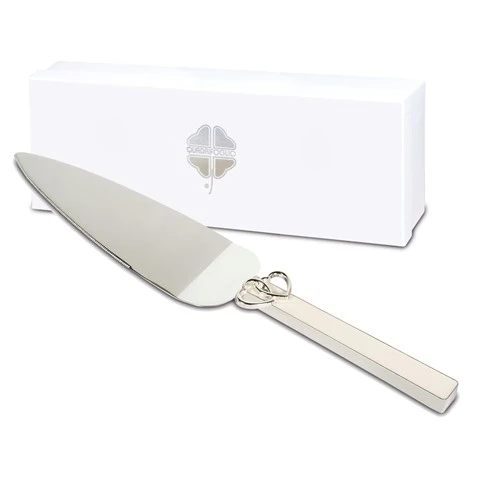 Bomboniera Per Nozze Solidale E Utile: Quadrifoglio Paletta Torta Cm.28 Con Box