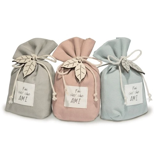 BOMBONIERA SOLIDALE - QF PARIGI SACC. PROF.S/3 CM.8X13 