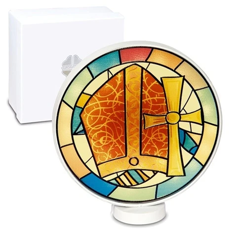 BOMBONIERA SOLIDALE - QF RITO LED CRESIMA CM.22X24 CON BOX 