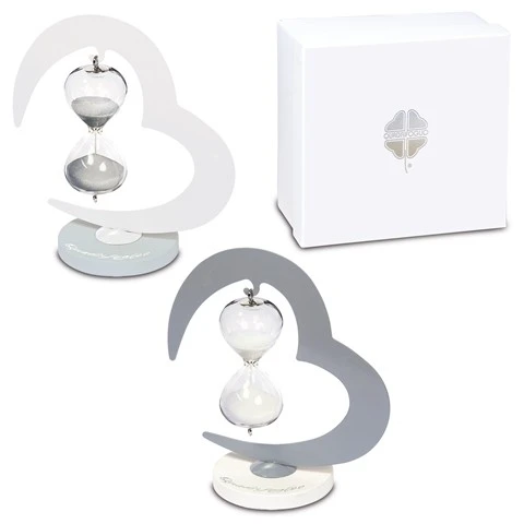 BOMBONIERA SOLIDALE - QF TEMPO CLESSIDRA CM.12 H.13 CON BOX 