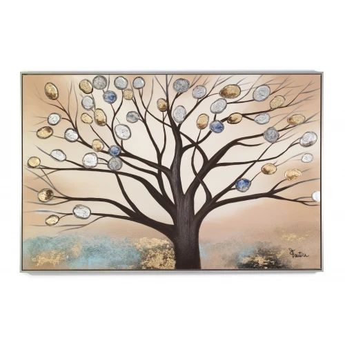 QUADRO CON CORNICE ALBERO FOGLIE 