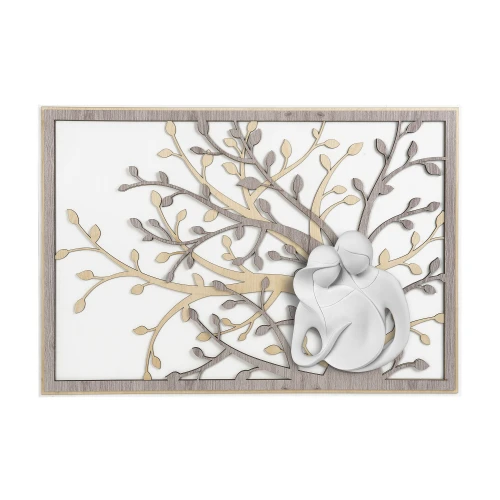 Quadro stile moderno con coppia abbracciata