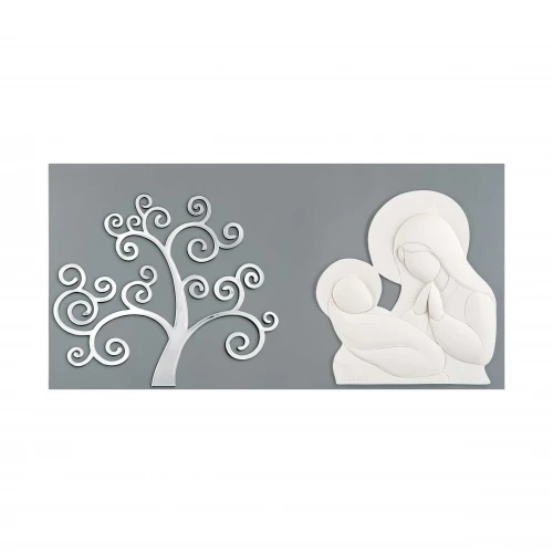 Quadro Sacro con Madonna e Albero della Vita