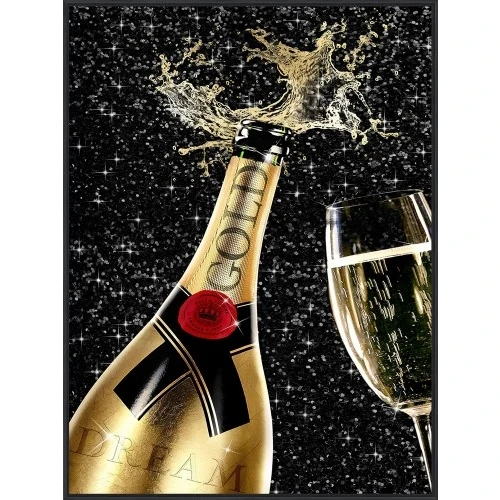 QUADRO VETRO CHAMPAGNE