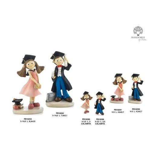 RAGAZZA LAUREATA 14.6 CM. RESINA