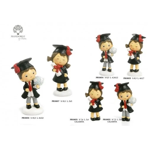 RAGAZZO LAUREATO 8.3 CM. RESINA