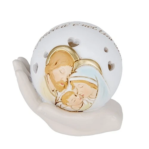 BOMBONIERA PER COMUNIONE - RAGGIO ICONA FAMIGLIA LED CM.8 