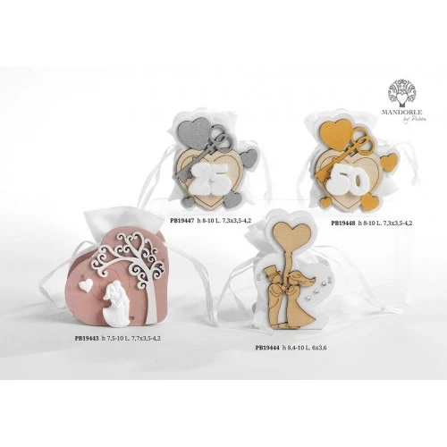 SACCHETTO CONFETTI SPOSI 8.4 CM.