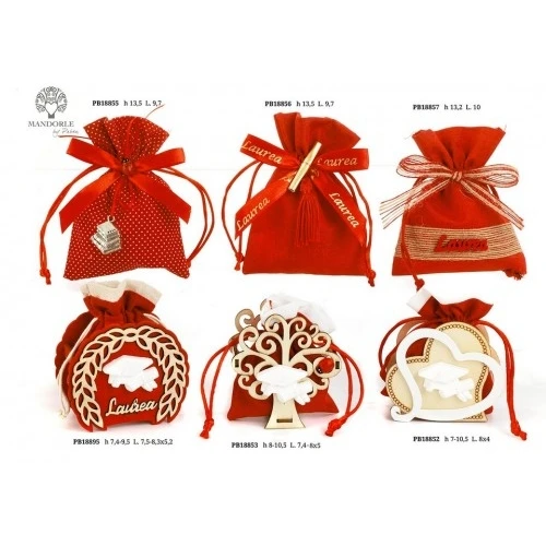 CONFETTI LAUREA TOCCO 7.4 CM. LEGNO STOFFA