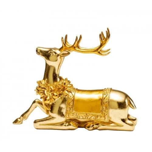 RENNA NATALIZIA CORICATA COMPLETAMENTE DORATA