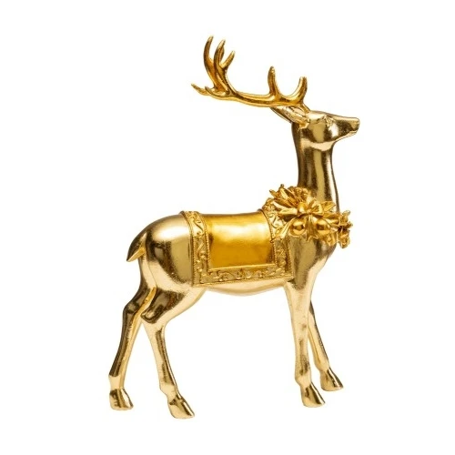 RENNA NATALIZIA COMPLETAMENTE DORATA