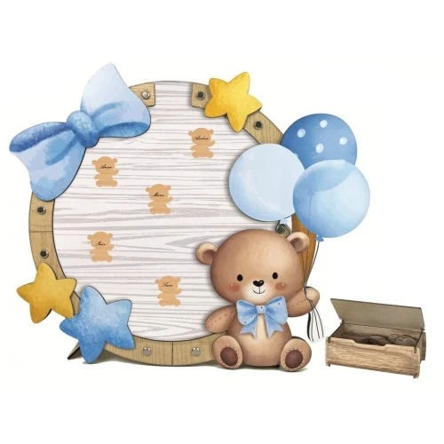 RICORDO BABY CELESTE CM.39 H.34