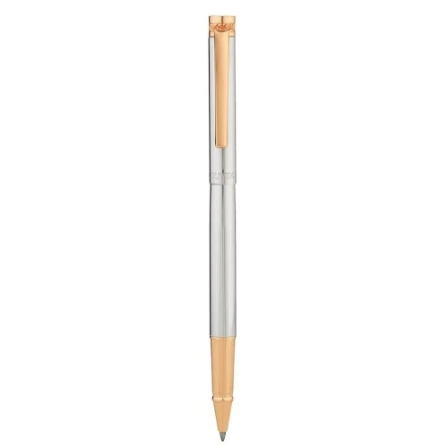 PENNA ROLLER LISCIO METALLO CON FINITURE RAME