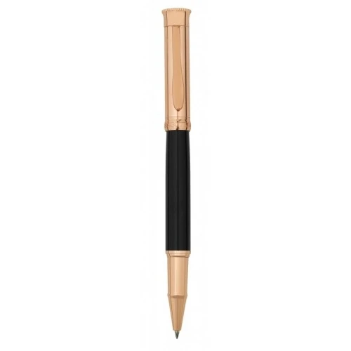 PENNA ROLLER RAME E SMALTO NERO