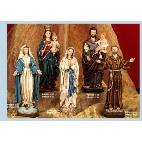 SAN FRANCESCO 20 CM. RESINA