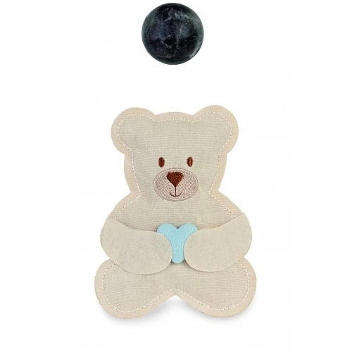SACCHETTO ORSETTO CUORE AZZURRO