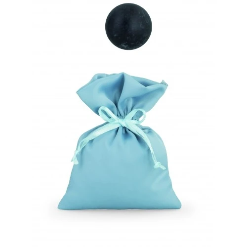 SACCHETTO CONFETTI RASO AZZURRO