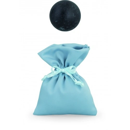 SACCHETTO CONFETTI RASO AZZURRO