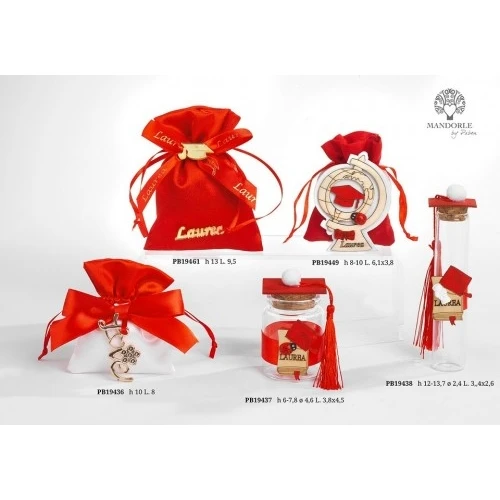 SACCHETTO CONFETTI 10 CM. LAUREA