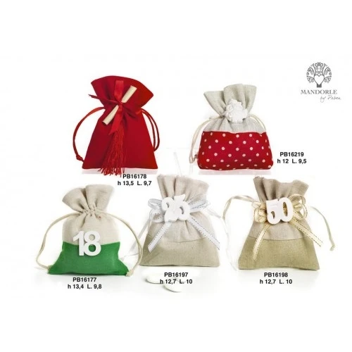 SACCHETTO CONFETTI LAUREA 13.5 CM