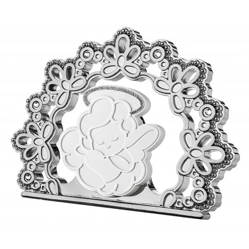 SACRO FIORI ANGELO 11X11 ARGENTO