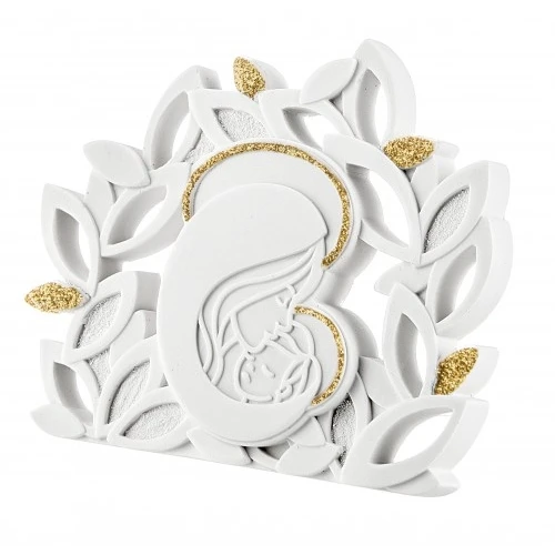 SACRO FOGLIE MADONNA 8X10 ORO