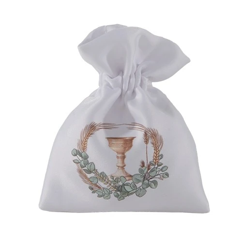 SALMO BAG CM 8X10 COMUNIONE - PORTACONFETTI 