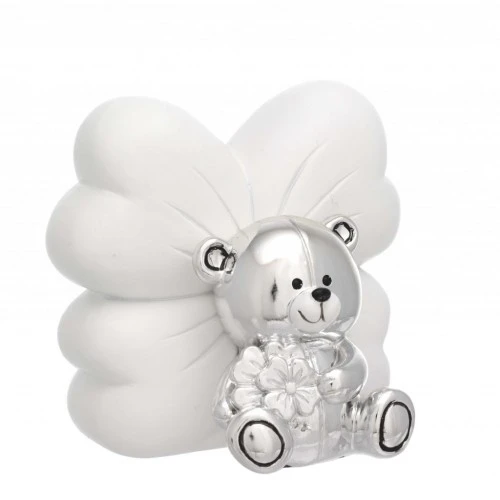 SALVADANAIO ORSETTO E QUADRIFOGLIO