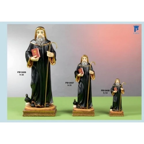 SAN BENEDETTO 13 CM. RESINA