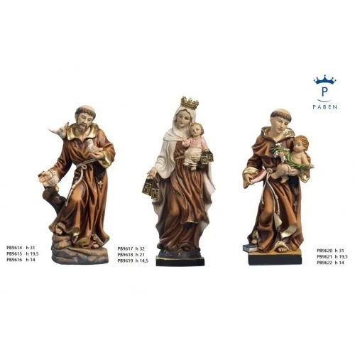 SAN FRANCESCO 14 CM. RESINA