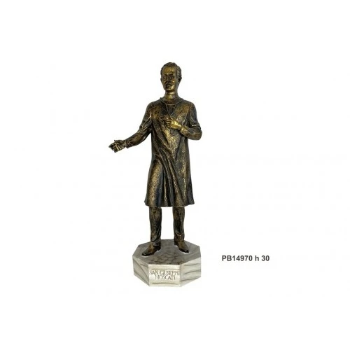 SAN GIUSEPPE MOSCATI 30 CM. RESINA BR.