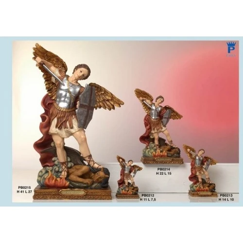 SAN MICHELE ARCANGELO 41 CM. RESINA