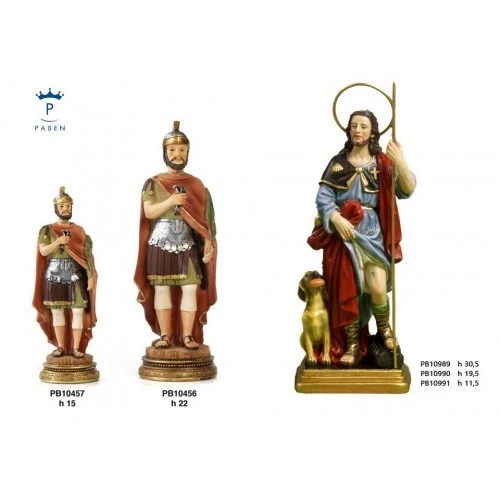 SAN ROCCO 19.5 CM. RESINA