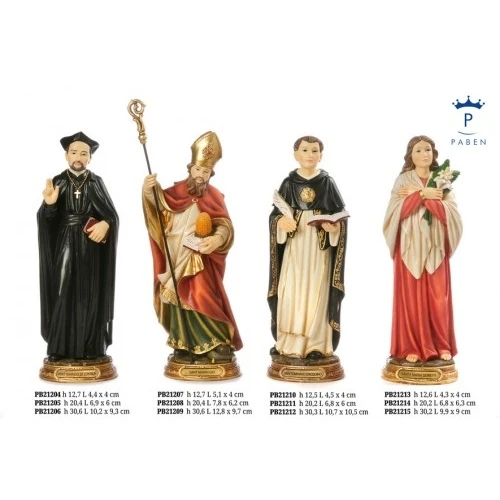 SAN TOMMASO D'AQUINO 12.5 CM. RESINA