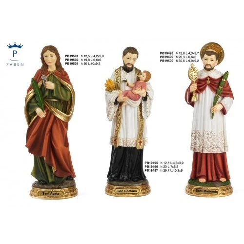 SANT'AGATA 12.5 CM. RESINA