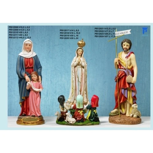 SANT'ANNA CON MARIA 10.5 CM. RESINA